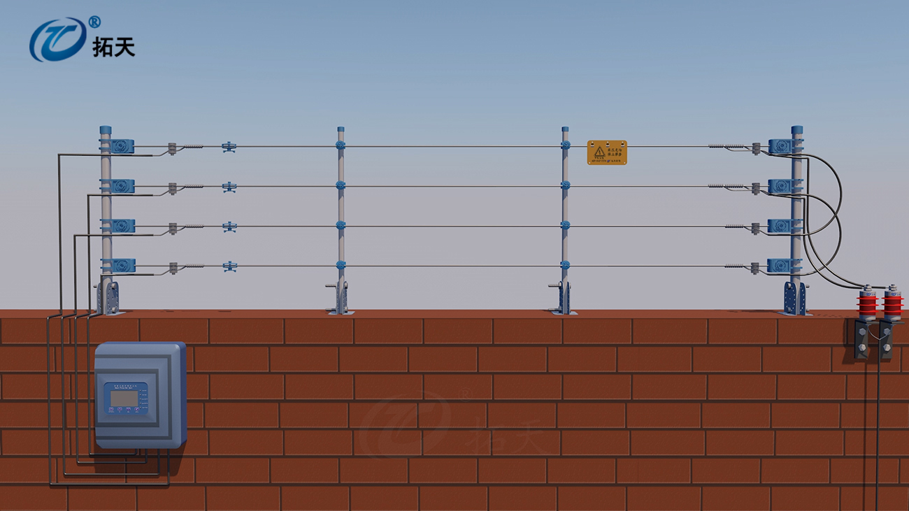 X8單防區(qū)脈沖電子圍欄主機(jī)